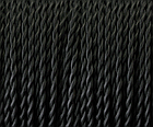 Ретропровід текстильний кручений 2x0.75, чорний, фото 7