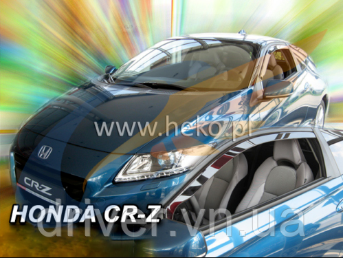 Дефлектори вікон вставні Honda CRZ 2010-> 3D, 2шт