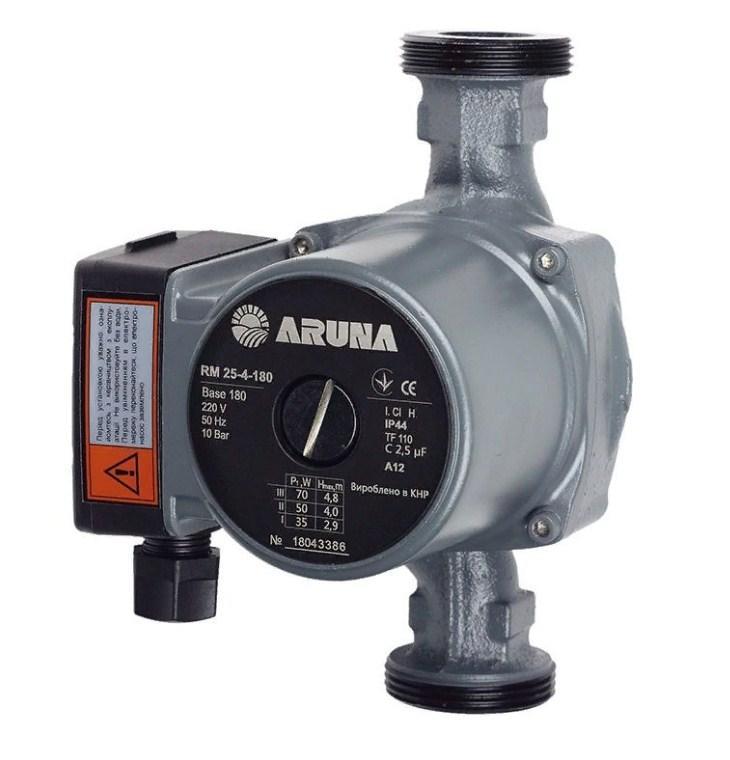 Циркуляційний насос ARUNA RM 25-8-180 + комплект гайок, фото 1