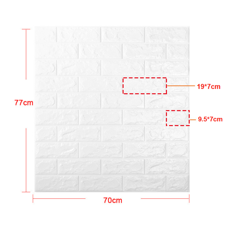 Декоративная 3Д-панель стеновая кирпич Бежевый Мрамор самоклеющиеся 3d панели для стен 700x770x5 мм (62) - фото 5 - id-p1114122137