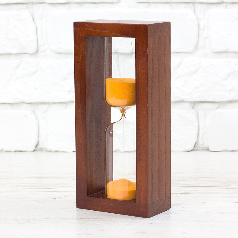 Годинник пісочний на 10 хв тип 4 виконання 27 Вишня-Помаранчевий