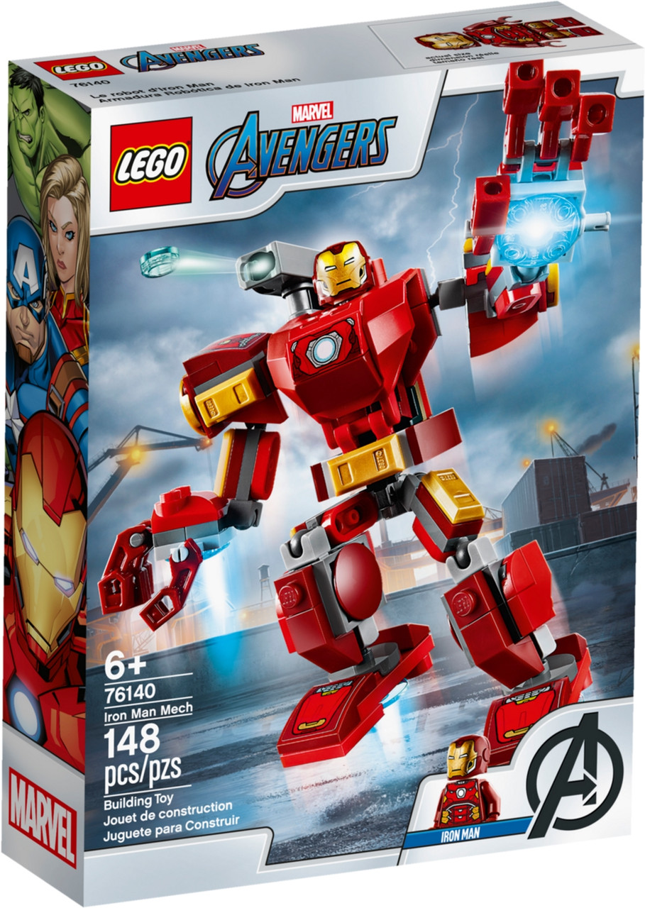 Lego Super Heroes Залізна Людина трасформер 76140 примята коробка, фото 1
