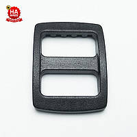 ПРЯЖКА ПЛАСТИКОВАЯ 15ММ. ПЕРЕТЯЖКА ДЛЯ ТЕСЬМЫ. ЧОРНИЙ