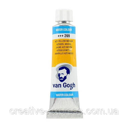 Фарба акварельна Van Gogh (269), AZO Жовтий середній, туба 10 мл, Royal Talens, фото 1