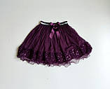 Нарядная фатиновая юбка, юбка из фатина  122-134,134-146, фото 3