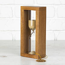 Пісочний годинник на 30 хвилин рамка дерев'яний настільний декор, фото 4