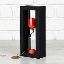 Пісочний годинник на 30 хвилин рамка дерев'яний настільний декор, фото 5