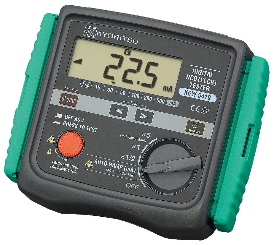 Kyoritsu KEW Model 5410 — Цифровий вимірювач параметрів пристроїв захисного вимкнення (УЗВ)