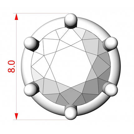 Сережки жіночі пусети, фото 2