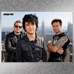 Плакат А3 Green Day 008