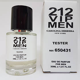 Carolina Herrera 212 VIP men, Оливний тестер 30 мл