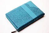 Біблія середнього формату, мяка палітурка, зам. шкіри, індекси, срібний торець, фото 5