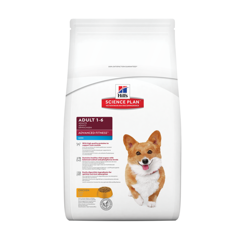 Сухий корм для собак hill's Science Plan Canine Adult Advanced Fitness Mini з Куркою 0,8 кг
