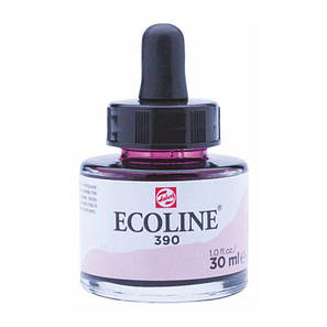 Фарба акварельна рідка Ecoline (390), Рожева пастельна, 30 мл, Royal Talens, фото 1
