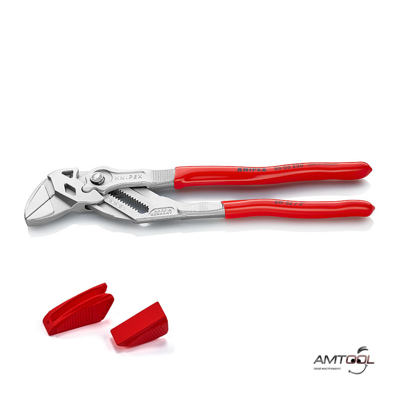 Кліщі переставні — гайковий ключ із захисними губками до 52 мм — Knipex 86 03 250 V01