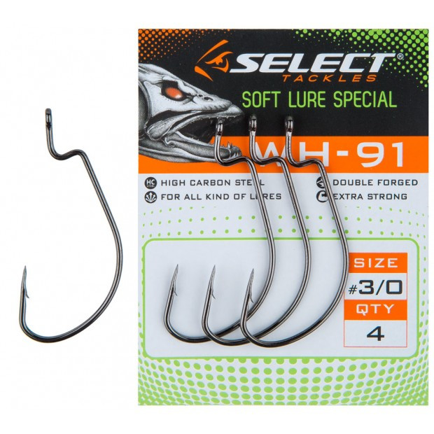 Гачок Select WH-91 5/0, 3 шт/уп