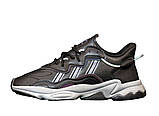 Кросівки шкіряні чоловічі Adidas Ozweego 2 "Чорні" р. 40;45, фото 2