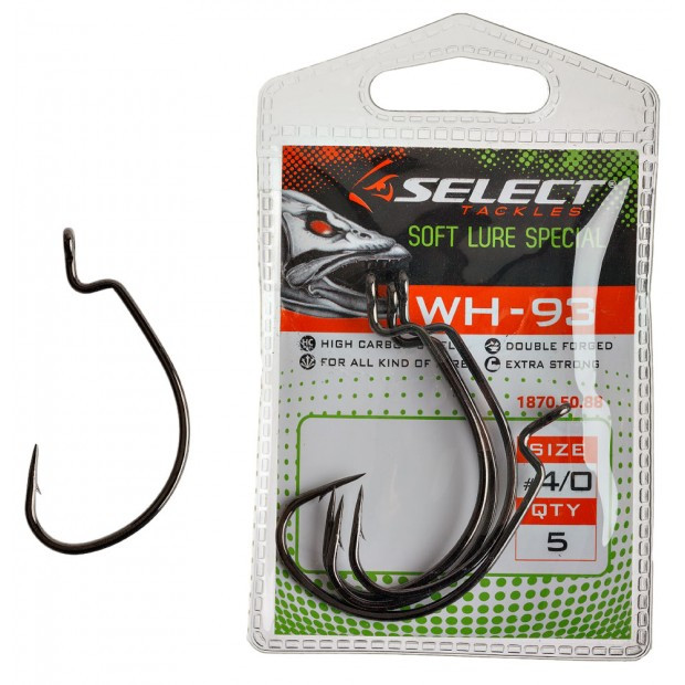 Гачок Select WH-93 2/0, 5 шт/уп, фото 1