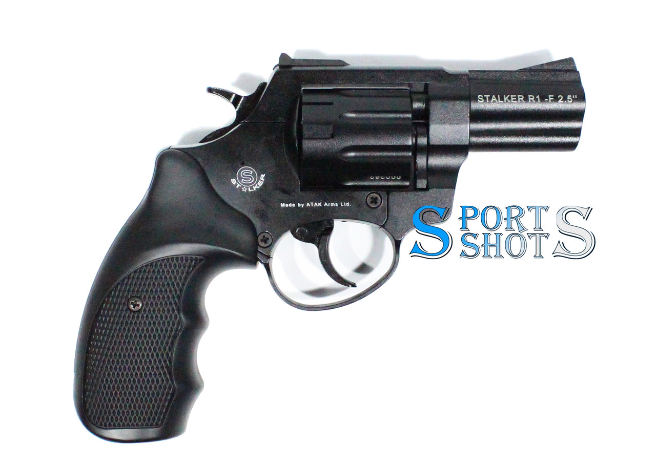 Револьвер під патрон флобера Stalker 2.5" чорна рукоять