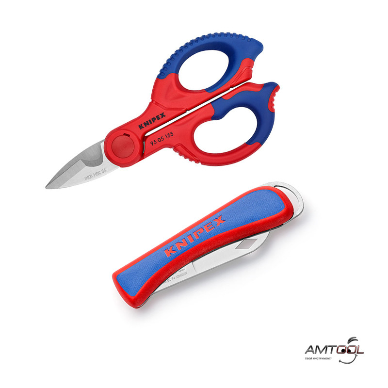 Ножиці та ніж електрика — Knipex Electric Set