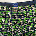 Труси чоловічі боксери ІНСАН букви зелені 46 розмір, фото 2