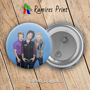 Значок 32 мм рок Green Day 003