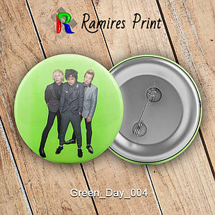 Значок 32 мм рок Green Day 004