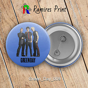 Значок 32 мм рок Green Day 009