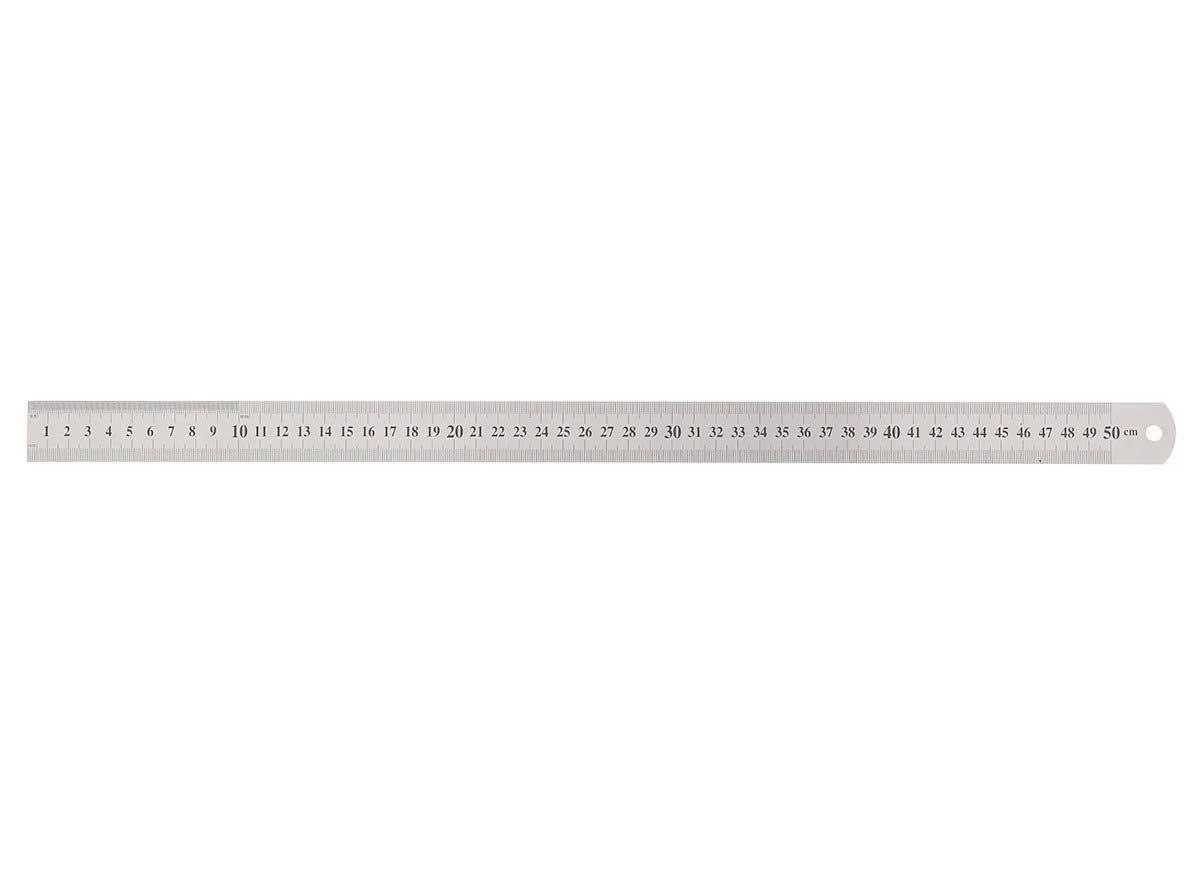 Лінійка вимірювальна 500 мм, металева, SPARTA (305085)