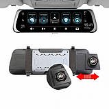 10' Відеореєстратор для автомобіля Junsun 4G ADAS на Android 5.1 з 15 МП камерою FHD 1080P WiFi Bluetooth GPS, фото 8