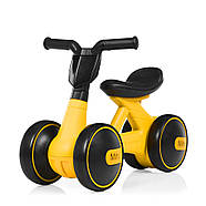 Толокар Біговел для малюків BAMBI M 4086-6 жовтий з музикою та світлом, фото 2