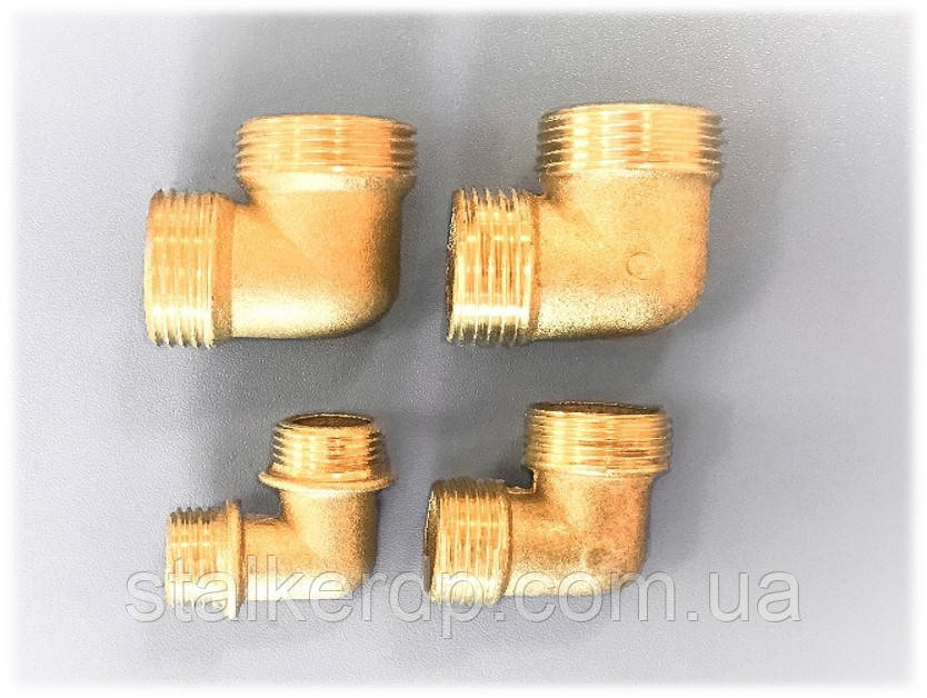 Косинець латунний 1/2" НН