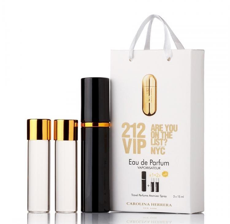 Парфум жіночий Carolina Herrera 212 VIP з феромонами 3х15 мл