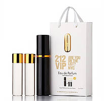 Парфум жіночий Carolina Herrera 212 VIP з феромонами 3х15 мл