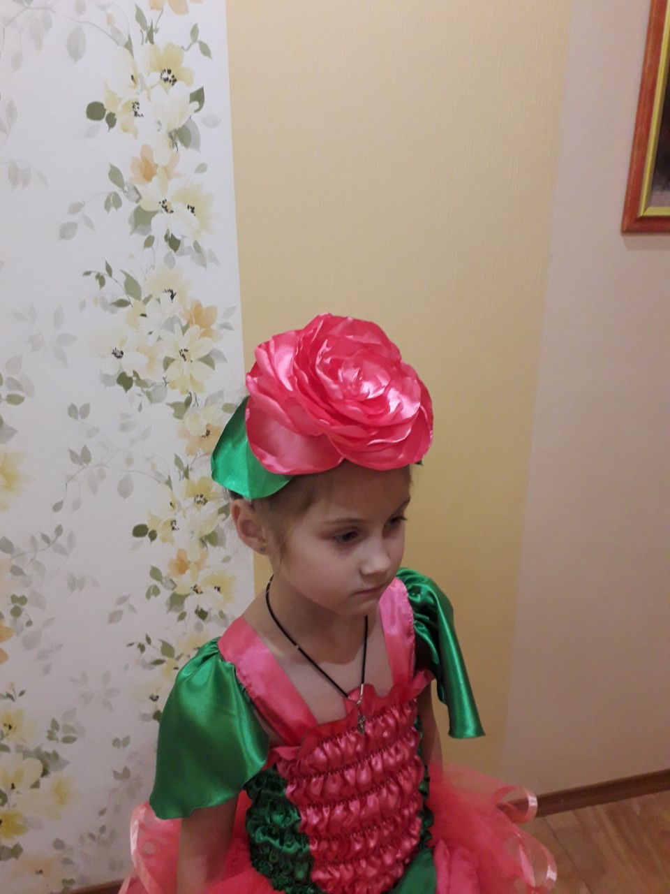Детский карнавальный костюм Роза, рост 98-122 - фото 3 - id-p1114333928
