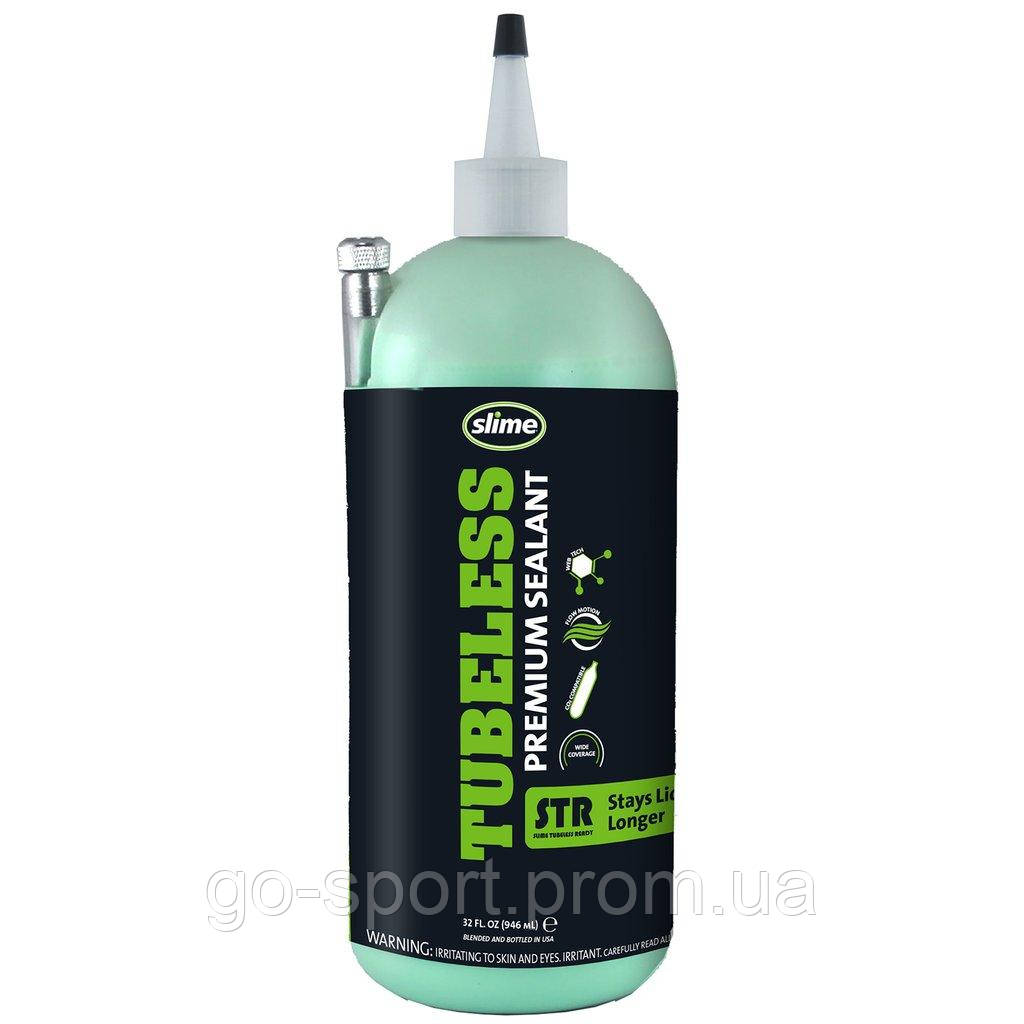 Антипрокольная жидкость (герметик) для бескамерных шин Slime Premium 946 мл