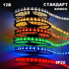 LED стрічка 12В (негерметична) IP20