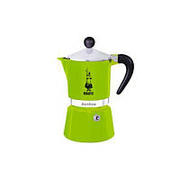 Гейзерная кофеварка Bialetti Rainbow Green (3 чашки - 130 мл)