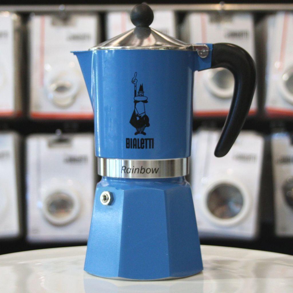Гейзерна кавоварка Bialetti Blue Rainbow (6 чашок - 270 мл)