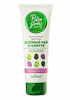 Паста-пилинг для лица «Зеленый чай и кактус», PURE GREEN, Белита