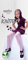 Детские колготки KNITTEX AGATKA, 100 ден, очень много цветов 134-140 prugna