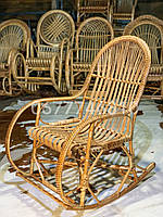 Крісло-гойдалка плетене з лози