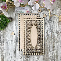 Заготовка-салфетниця 03, розмір 22,5х12,5 см