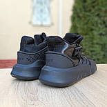 Чоловічі кросівки Adidas Originals EQT Bask ADV чорні на чорній 41-45р. Живе фото. топ, фото 5