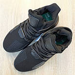 Чоловічі кросівки Adidas Originals EQT Bask ADV чорні на чорній 41-45р. Живе фото. топ, фото 6