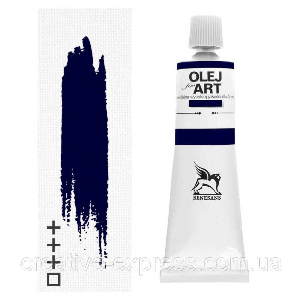 Фарба олійна, Синій пруський, 140мл, Renesans