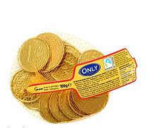 Молочний шоколад Only Золоті Монети (сітки) 100 г Австрія
