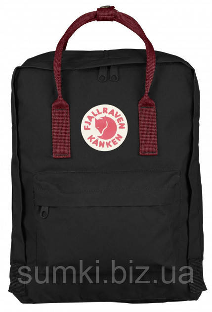 Рюкзаки kanken fjallraven оригинал 1:1 Топ качество сумка портфель в наличии цвета черный с бордовыми ручками