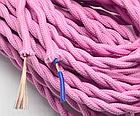 Ретропровід текстильний кручений 2x0.75, рожевий, фото 8