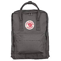 Рюкзак Kanken Fjallraven 16л classic сумка портфель качественный оригинал 2024 канкен с лисой серого цвета